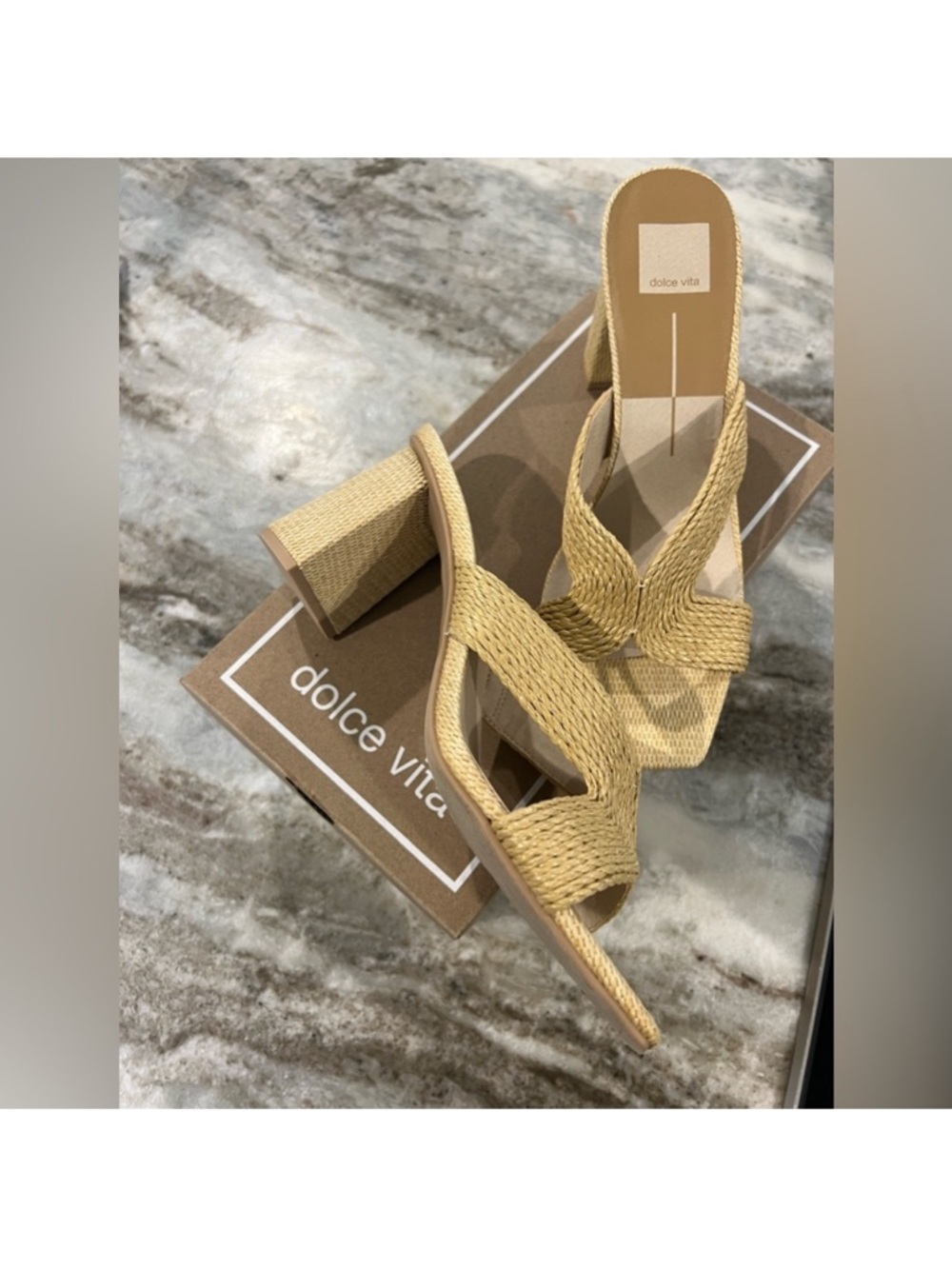 Dolce Vita Penny Raffia Sandal